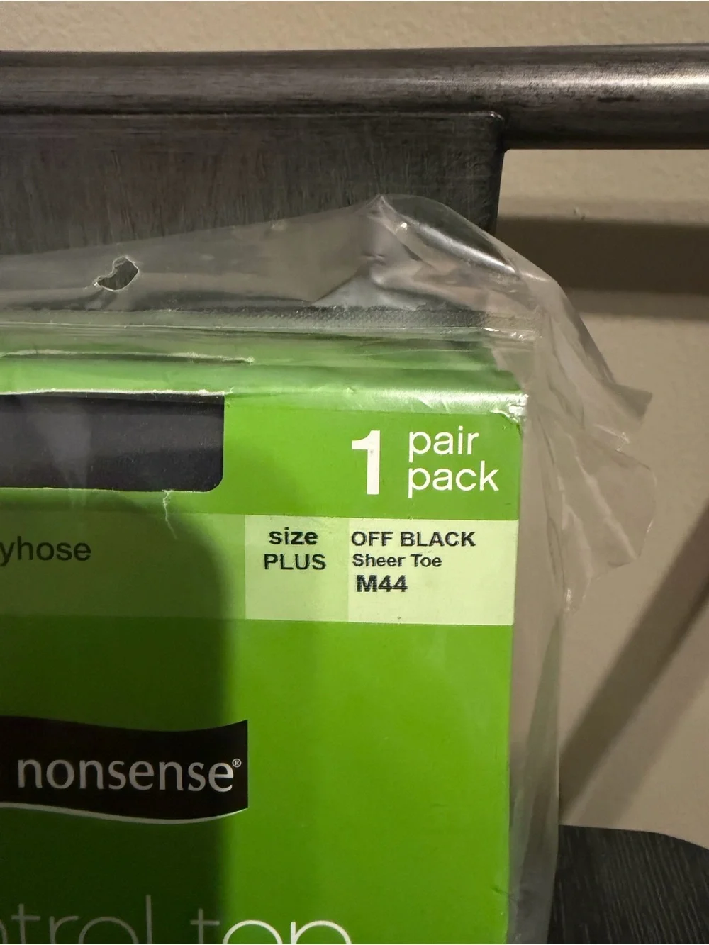 Vintage No Nonsense 2 Pair Bonus Pack Pantyhose Plus M44 NOS
